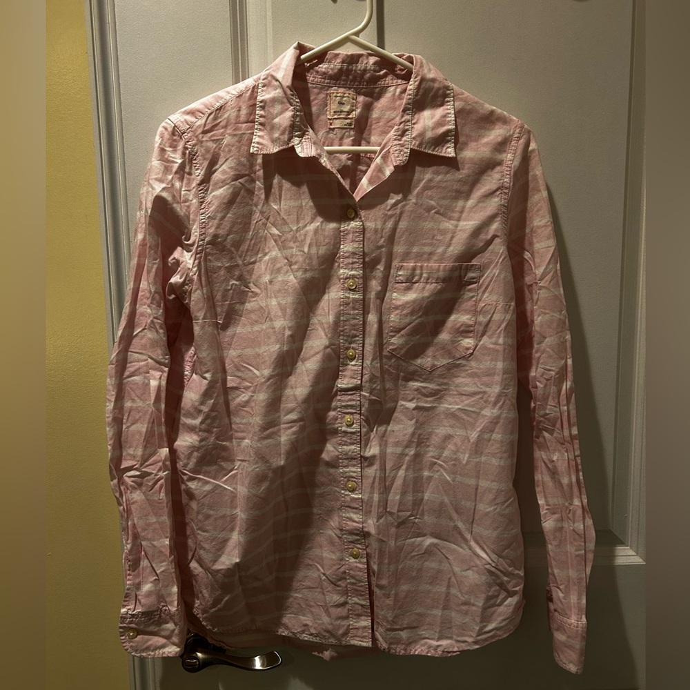 GAP Pink Casual Button Down Shirt